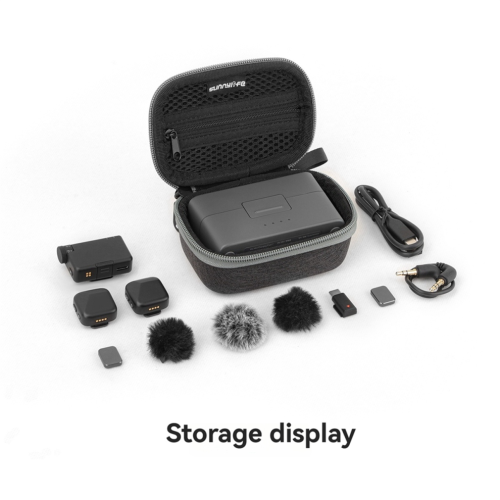 Mini Storage Bag Wireless Microphone Carrying Case 2