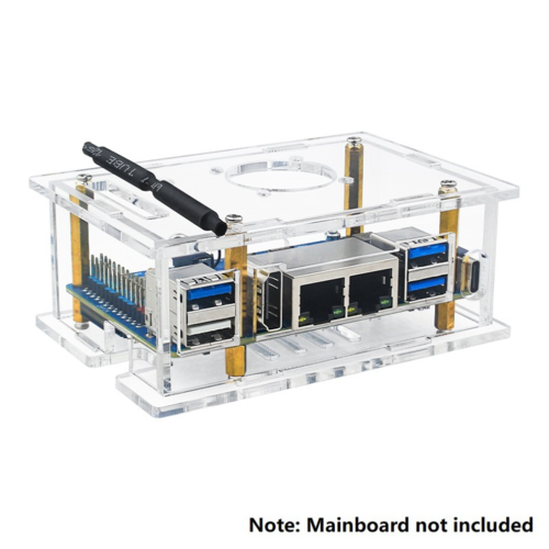 Acrylic Case Active Passive Cooling Fan Cooler Heatsinks 2