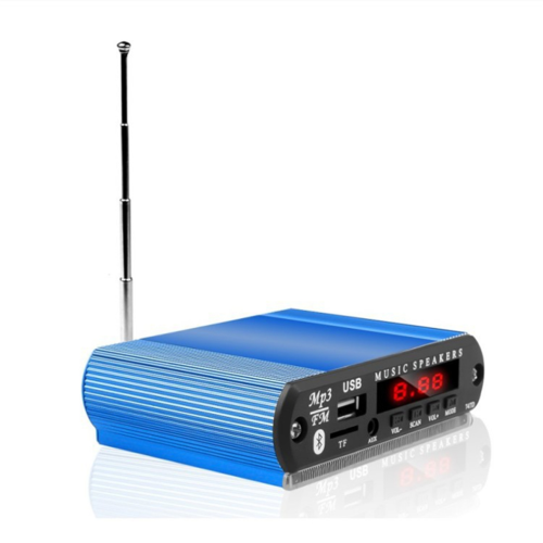 Bluetooth-MP3-Player-Decoderplatine mit FM-Radio, USB, TF-Kartensteckplatz, Blau 2
