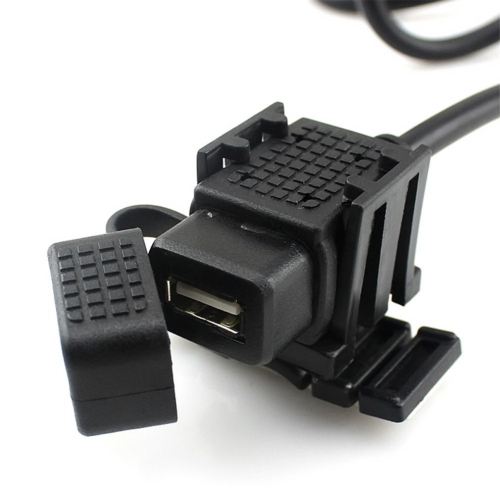 USB Charger Adapter with Inline Fuse Waterproof USB Motorcycle Socket 2