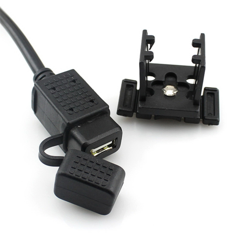 USB Charger Adapter with Inline Fuse Waterproof USB Motorcycle Socket 1