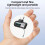 120 W USB-C - USB-C-sovitin, digitaalinen näyttö, hopea 2