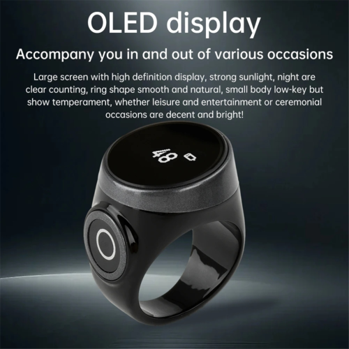S9 Ring Type Touch Button Counter Digital OLED Screen Display 2
