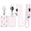 2Pack Badge Holder Retractable Clip with Lanyard with ID Holder 1