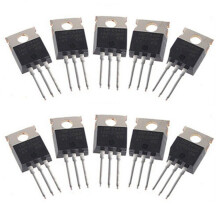 10 st IRFZ44N IRFZ44 effekttransistor MOSFET N-kanal 49A amp 55V