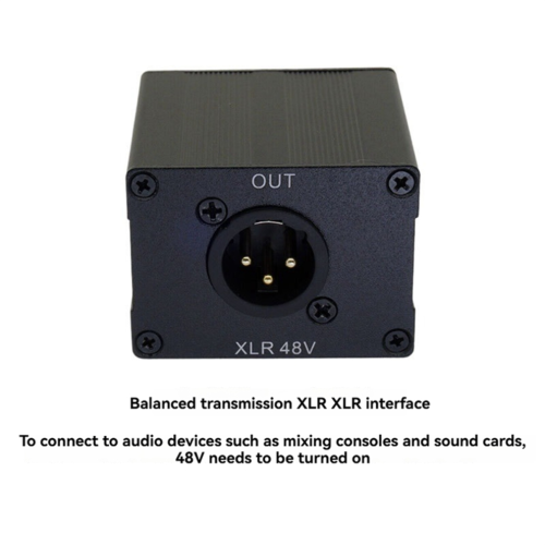 EM-6 XLR naar 3,5 mm elektretmicrofoonversterker 1