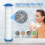 10Pcs Shower Filter for Hard Water - High Output Shower Water Filter 4
