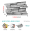 12 pegatinas de pared autoadhesivas de imitación de ladrillo para pared 3