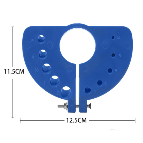 2pcs 3-12mm Drill Bit Grinding Sharpener Polishing Grinding Tool Blue 2