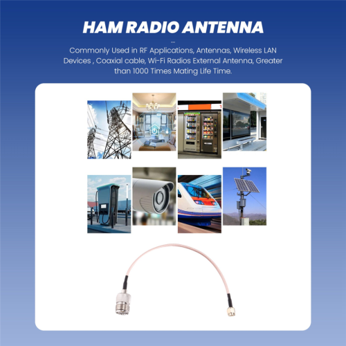 Handantennenkabel SMA-Stecker auf UHF SO-239-Buchse 2