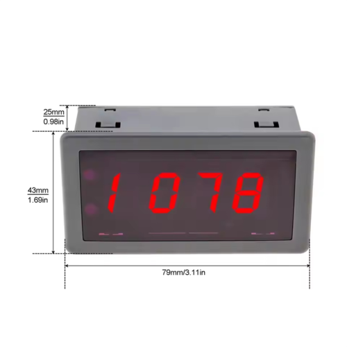 Μετρητής ταχύτητας RPM 4 Ψηφιακό στροφόμετρο με οθόνη LED για κινητήρα 1