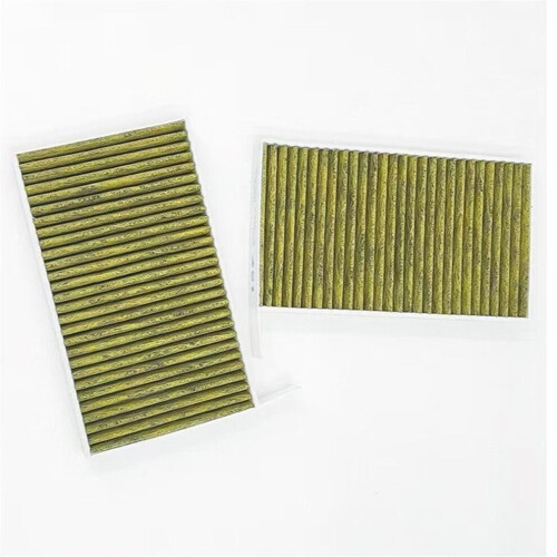 2 stuks auto-luchtfilters met actieve koolstof 2