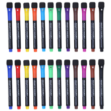 12 Farben Whiteboard-Marker, trocken abwischbare Marker mit Kappe, für die Schule