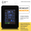 5-in-1 luchtkwaliteitsmonitor, USB oplaadbare CO2-detector, zwart 4