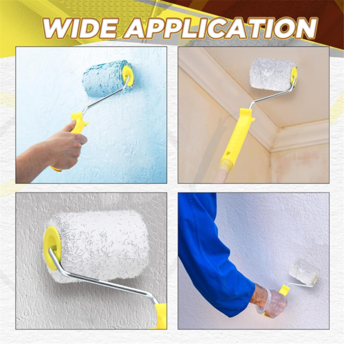 3 rodillos para yeso con marco para pintar 2