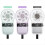 Handventilator met instelbare snelheid en 1200mAh batterij, wit 2