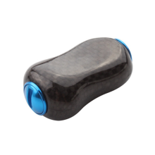 Poignée de roue de pêche Luya en carbone, accessoires de poignée de balle, bleu