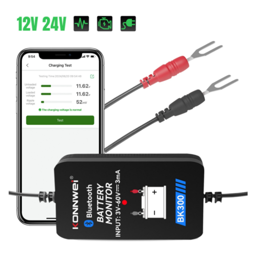 BK300 Bluetooth-Autobatteriemonitor 6V 12V 24V Batterietester 1