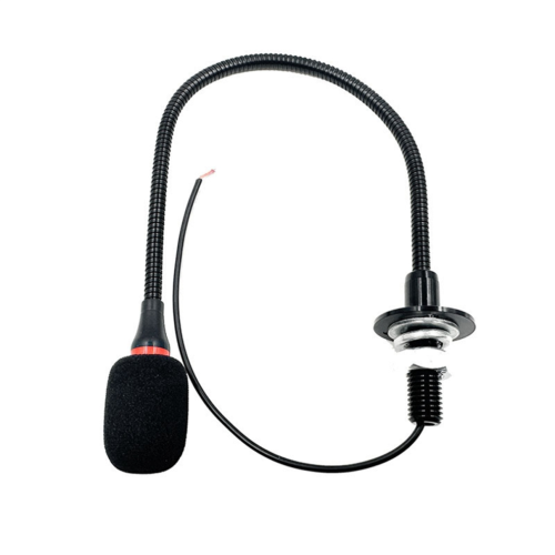 Microfono a collo d'oca in metallo, a condensatore, per voce, computer e desktop. 1