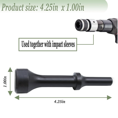 Pneumatic Hammer 4-Inch Smoothing Air Hammer Bits, 2pcs 1