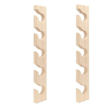 2 Stück Wand-Hutablage aus Holz, Organizer für Baseballkappen