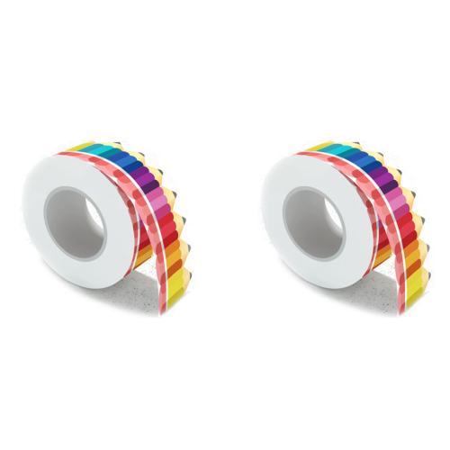 Pegatinas para bordes de boletines, bordes con lápices 1
