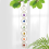 Kristallen hanger met zeven chakra's 3
