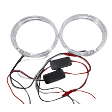 Auto-LED-80-mm-Lüfterringe, weißes Licht, Angel Eyes-Licht
