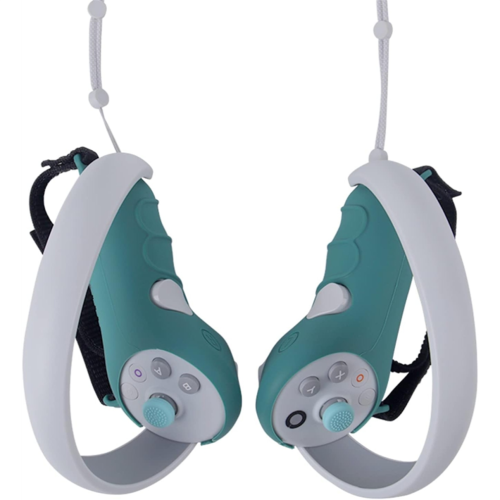 Siliconen griphoes voor touchcontrollers (4 VR-controllers, groen)