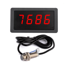 9999RPM kierroslukumittari digitaalinen LED-laskentamittari