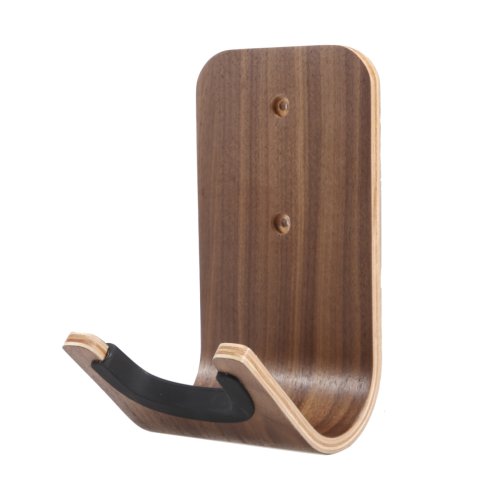 Support mural pour guitare et skateboard en bois courbé 2