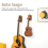 Support mural pour guitare et skateboard en bois courbé 4
