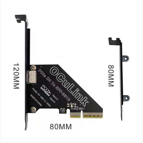 Scheda di espansione PCIe 4.0 X4 per Oculink SFF8611/8612 per Windows/Linux 1