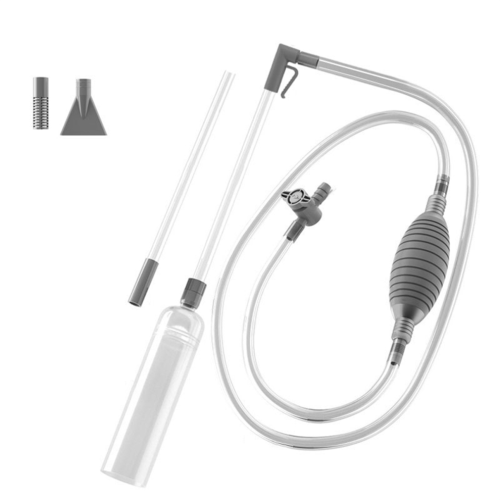 Hand-Poolsauger mit Ventil, manueller Hand-SpaVac, grau