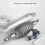 Hand-Poolsauger mit Ventil, manueller Hand-SpaVac, grau 2