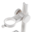 Soporte para microscopio con escala ajustable, soporte blanco 4