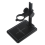 Soporte para microscopio con escala ajustable, soporte negro 1