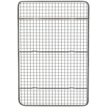 Backrost, passend für Viertelbleche, Edelstahl, für Backofen 39 x 28 cm