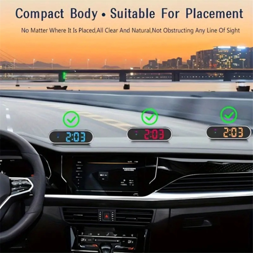V11 GPS HUD Auto Snelheidsmeter Display Slimme Digitale Autoalarm Herinnering 2