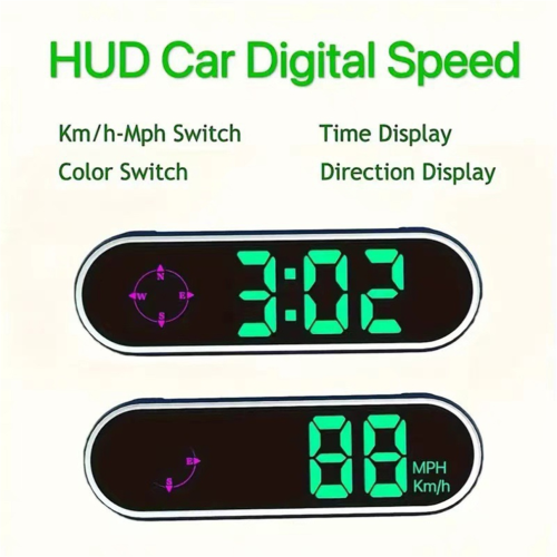 V11 GPS HUD Auto Snelheidsmeter Display Slimme Digitale Autoalarm Herinnering 1