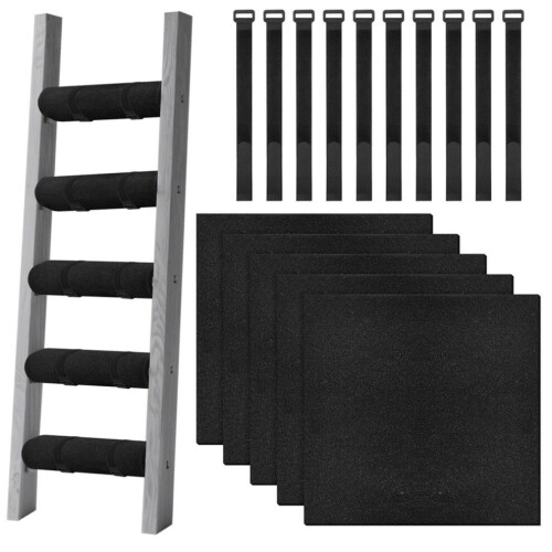 Lot de 5 protège-échelles pour lits superposés avec 10 sangles réglables