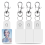 4PCS LED Sublimation Blank Keychain B 1