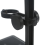 Soporte para microscopio con escala ajustable, soporte negro 4