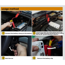 Met EC5-stekker noodstartkabel