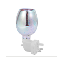 Bruciatore elettrico per cera profumata 3D, lampada per aromaterapia, luce notturna, spina UK