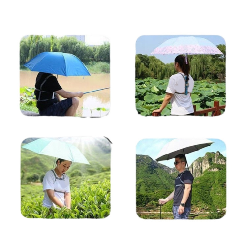 Support mains libres pour parasol, pince de fixation 2