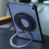 Supporto magnetico autoadesivo per tablet, girevole, nero 4