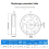 1,5–18,7 mm Manuell einstellbare mechanische Irisblende 3