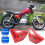 Cache latéral de batterie rouge pour moto GN125 4