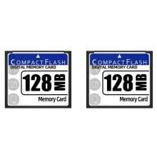 2 x 128 MB CompactFlash-Speicherkarten für Kameras, Werbemaschinen